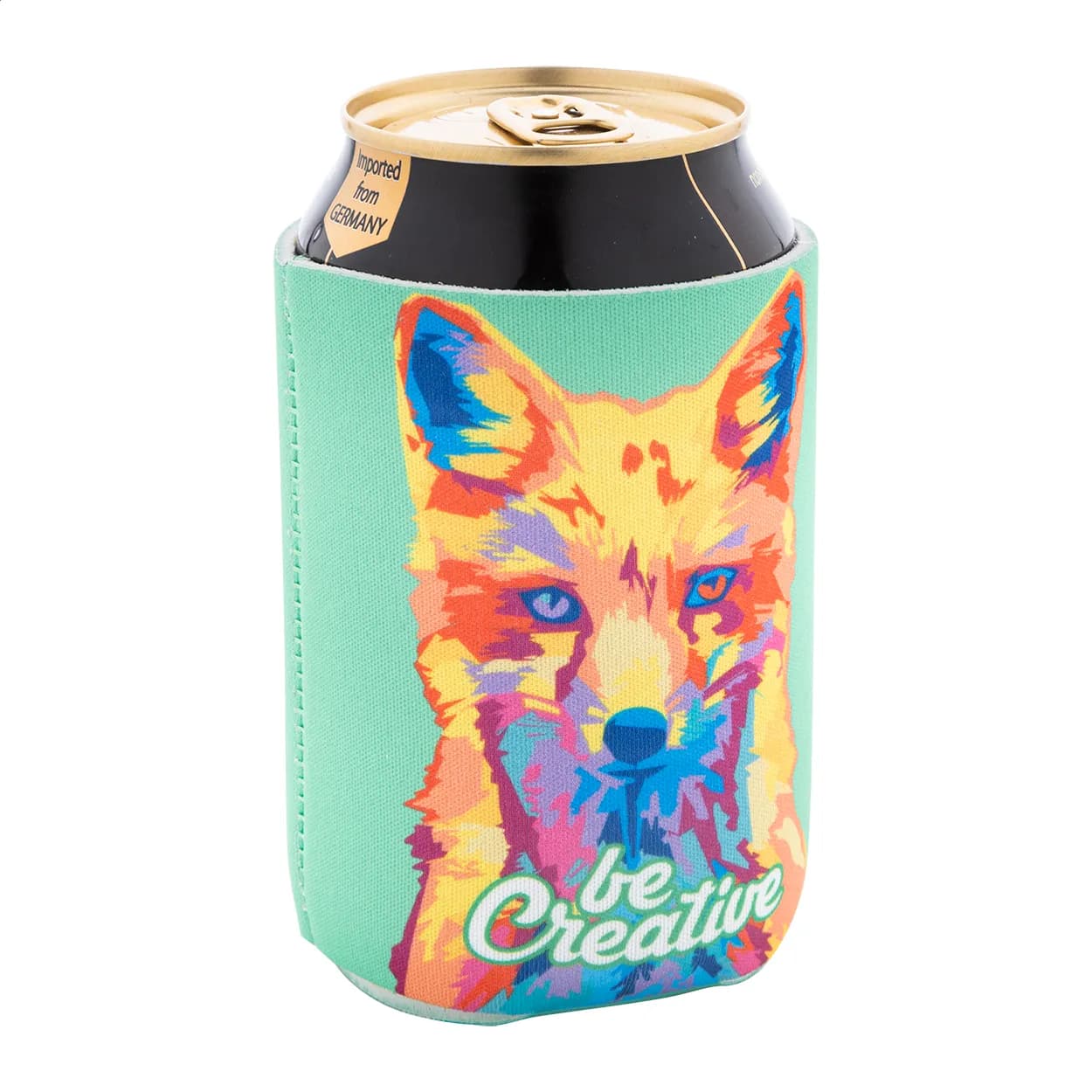 RPET Dosenkühler - PrintCan - weiß