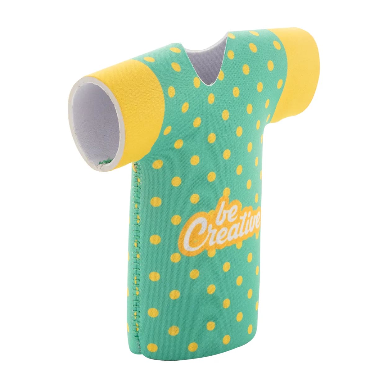 Bierflaschenkühler aus RPET - PrintBeer - weiß