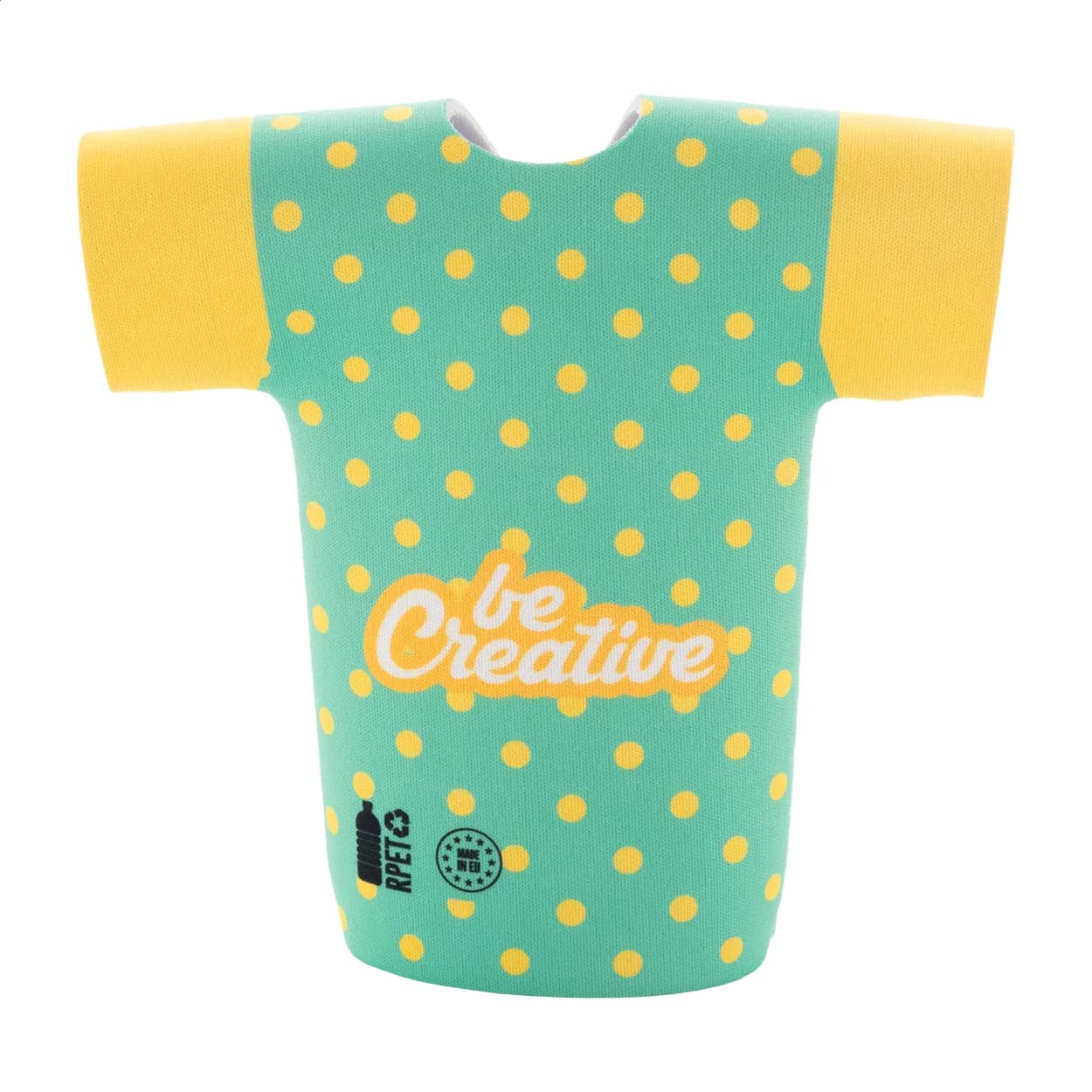 Bierflaschenkühler aus RPET - PrintBeer - weiß