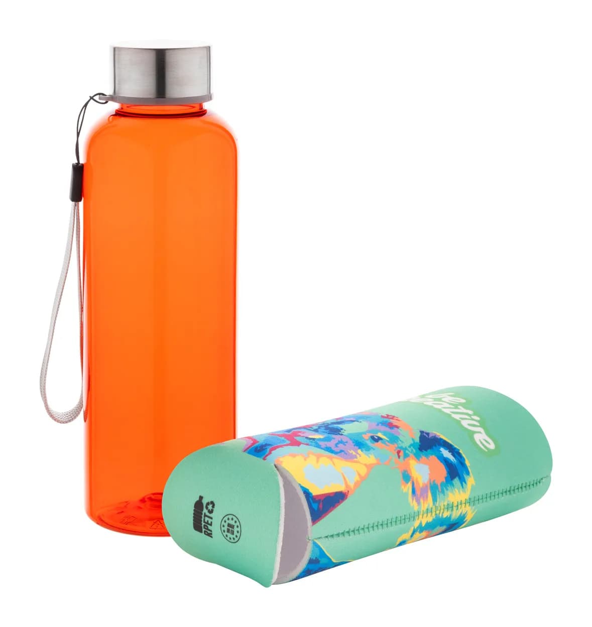 RPET Flasche - Pemba Creative - orange (-03)
