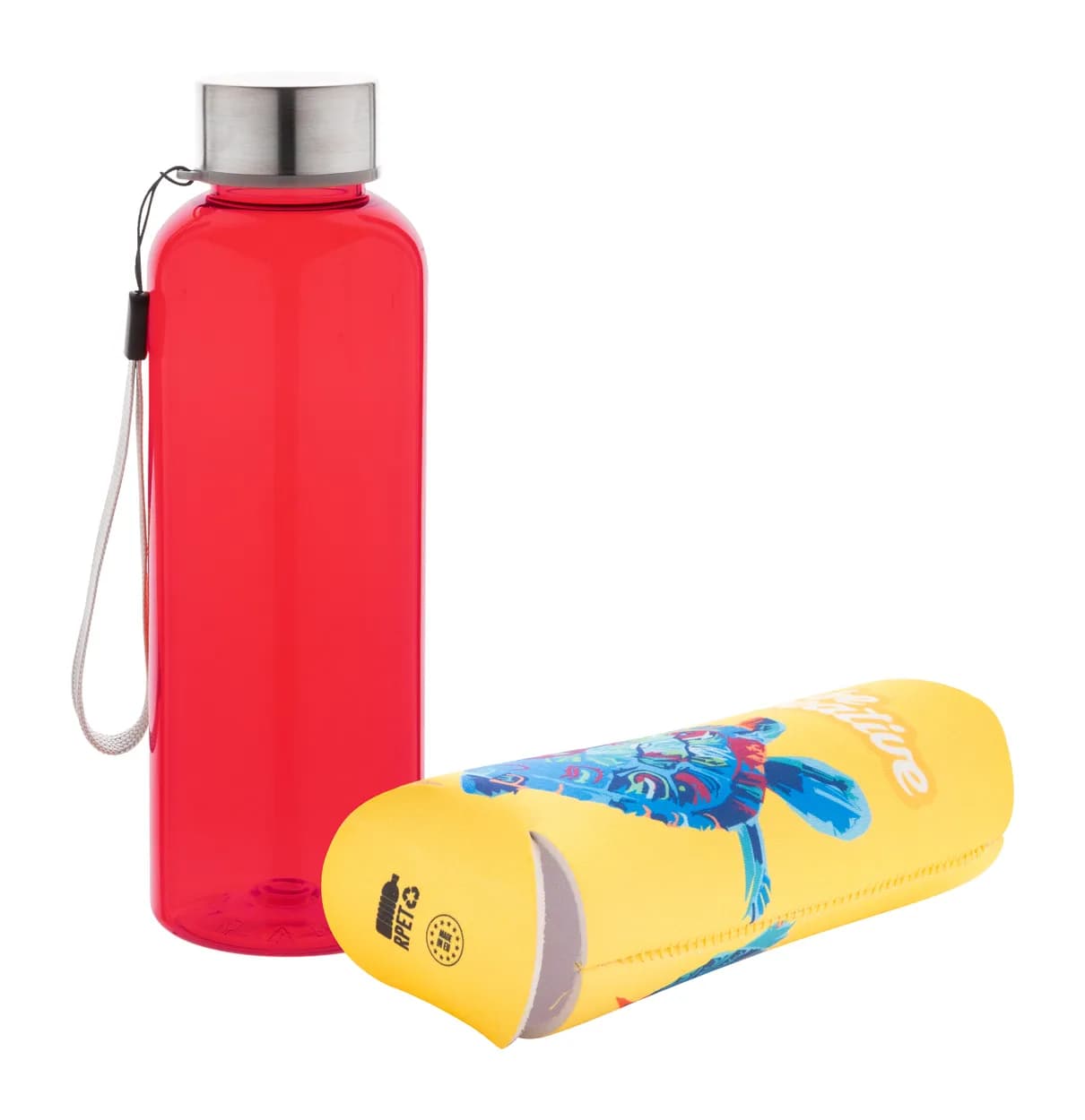 RPET Flasche - Pemba Creative - rot (-05)