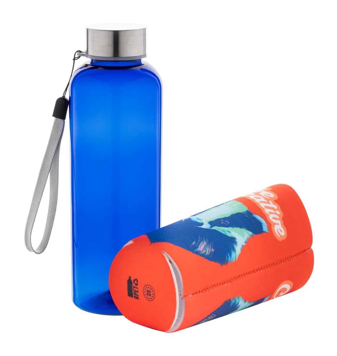 RPET Flasche - Pemba Creative - blau (-06)