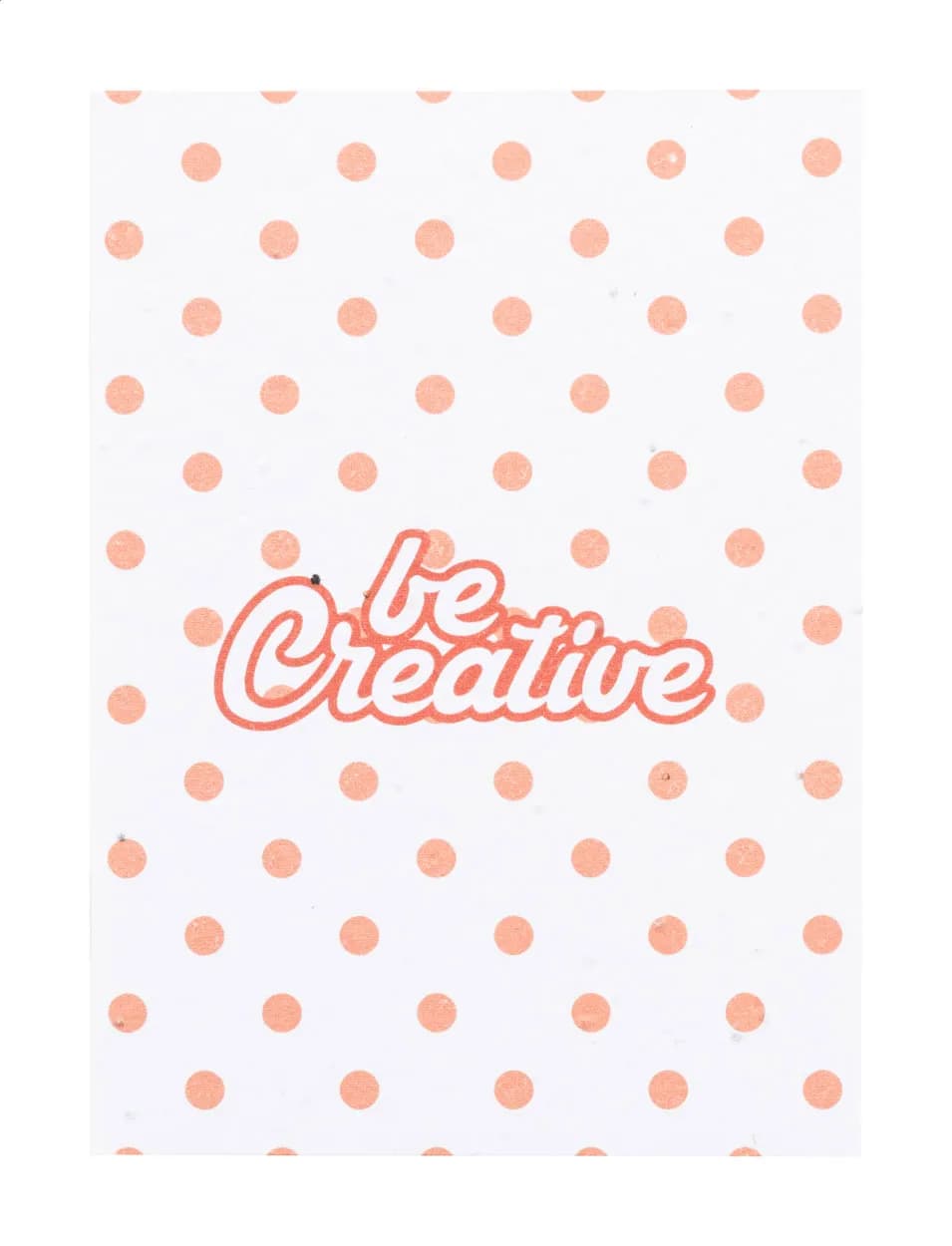 individuelles Saatpapier-Notizbuch - CreaNote A6 Seed - weiß