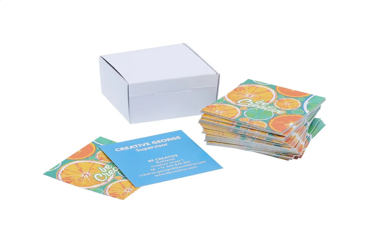 Individuelle Visitenkarten - Visicard Square - weiß