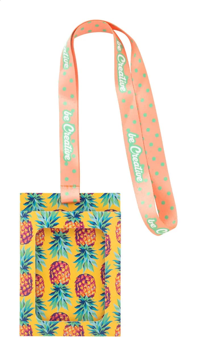 Individuelles Sublimationslanyard - Subyard Badge - weiß