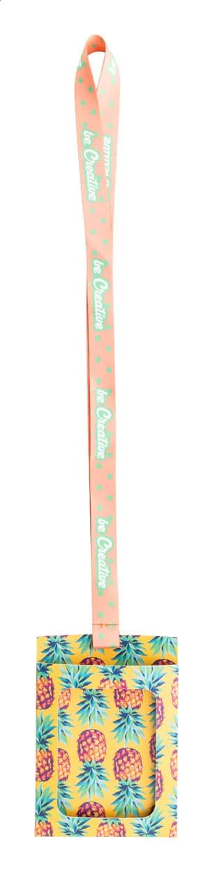 Individuelles Sublimationslanyard - Subyard Badge - weiß