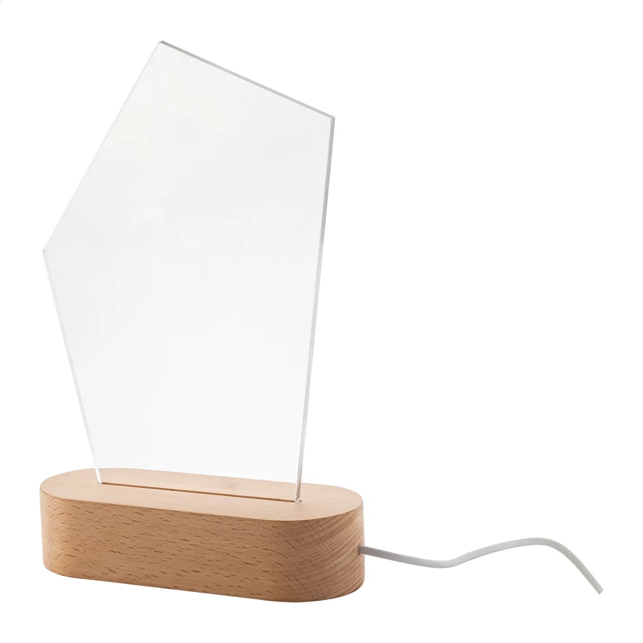 LED-Trophäe - Woodify - transparent (-A)