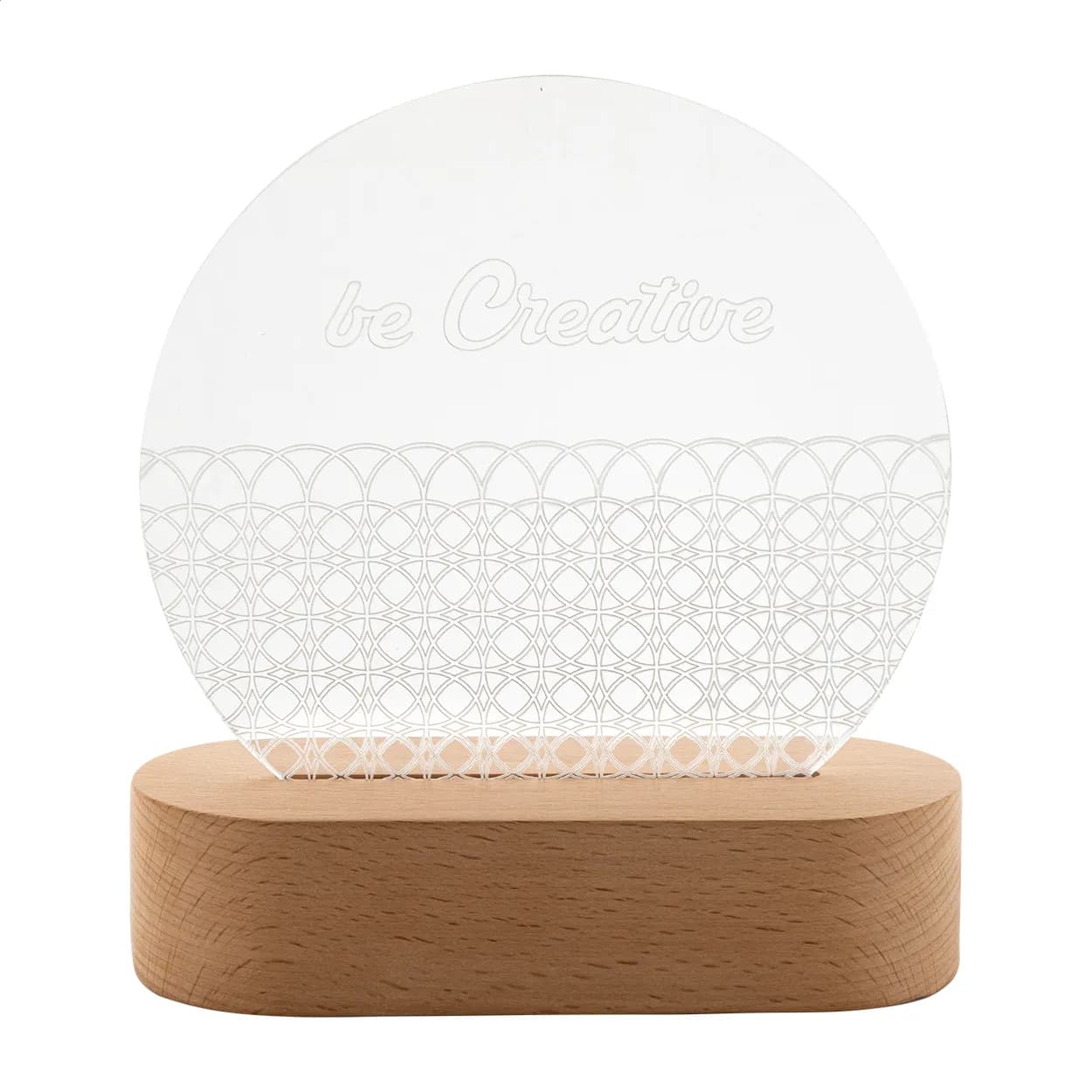 LED-Trophäe - Woodify - transparent (-C)