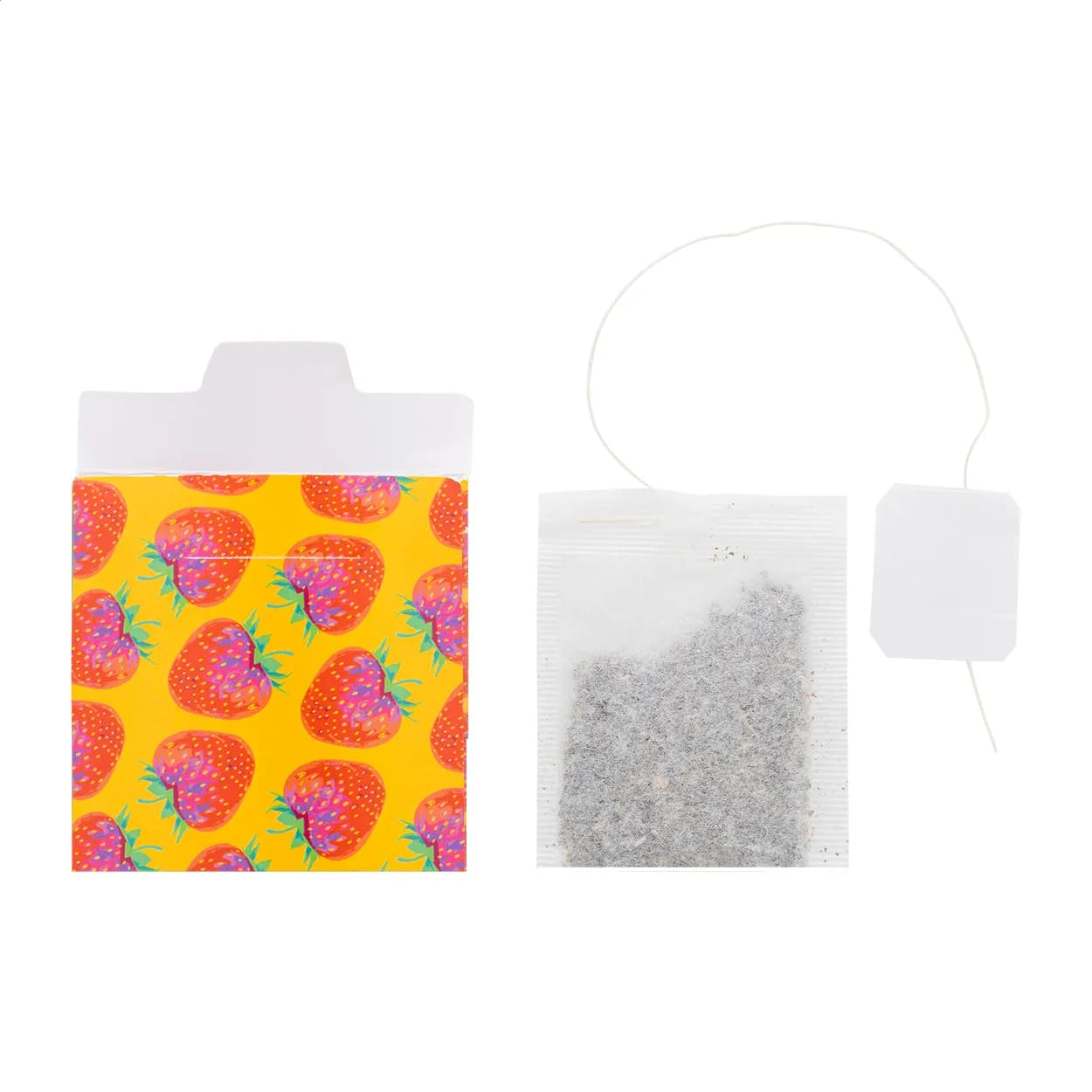 Individueller Teebeutel, Earl Grey - CreaTea Slim - weiß (-A)