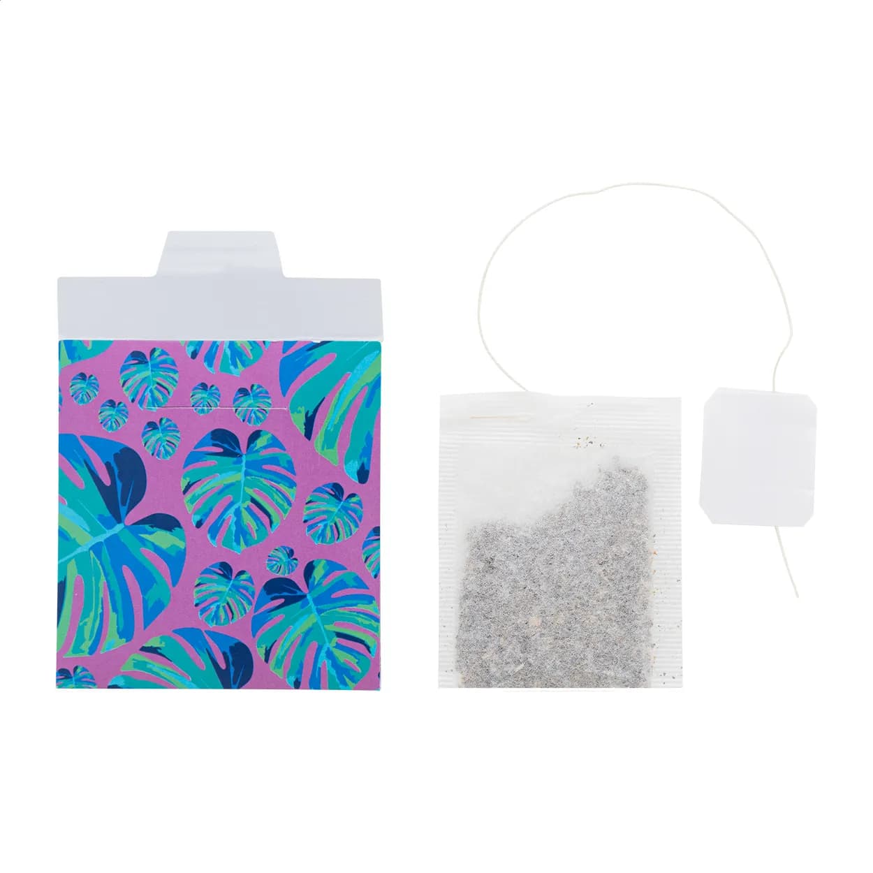 Individueller Teebeutel, Earl Grey - CreaTea Slim - weiß (-B)