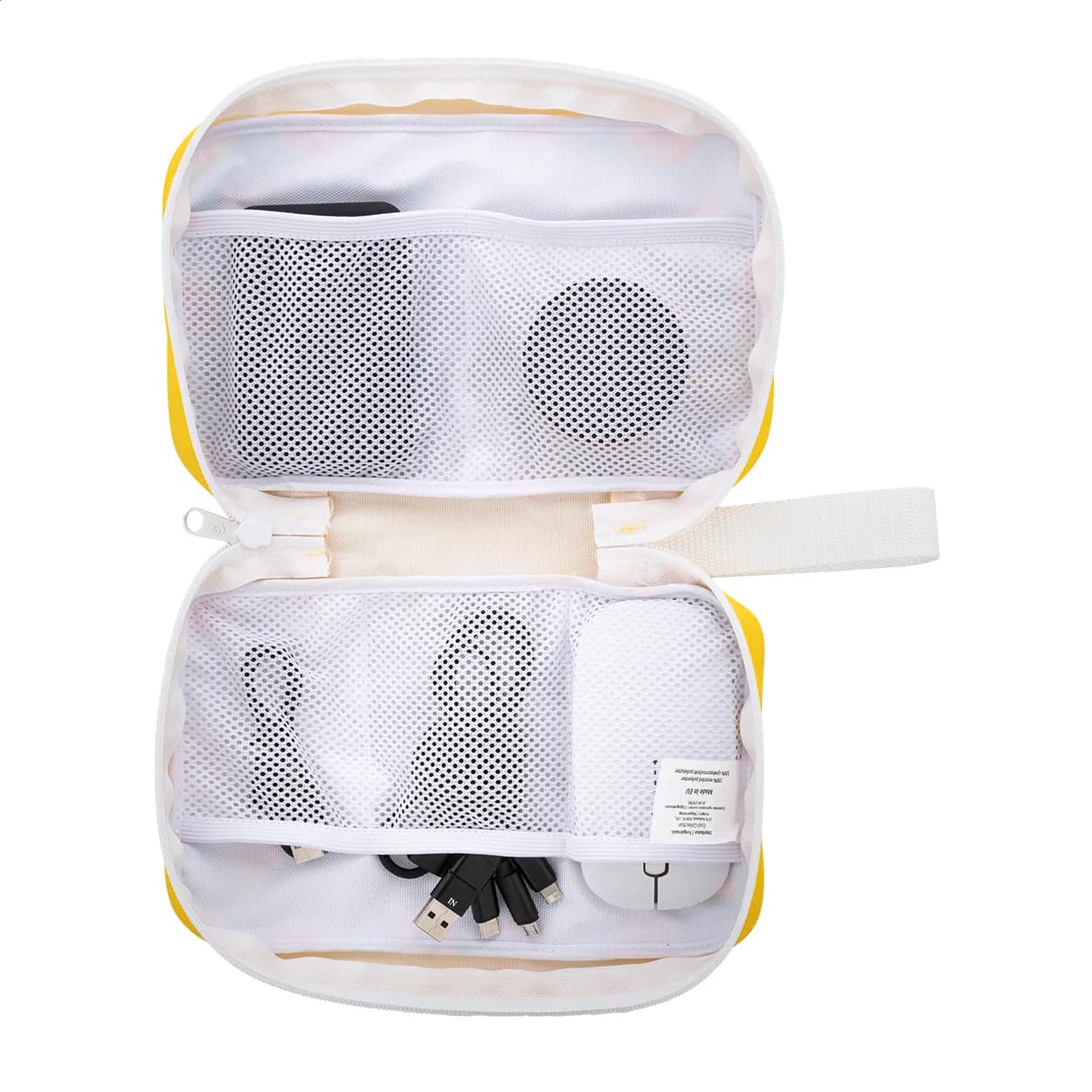 Individuelles Organizer-Tasche RPET - SuboBag Charge - weiß (-01)