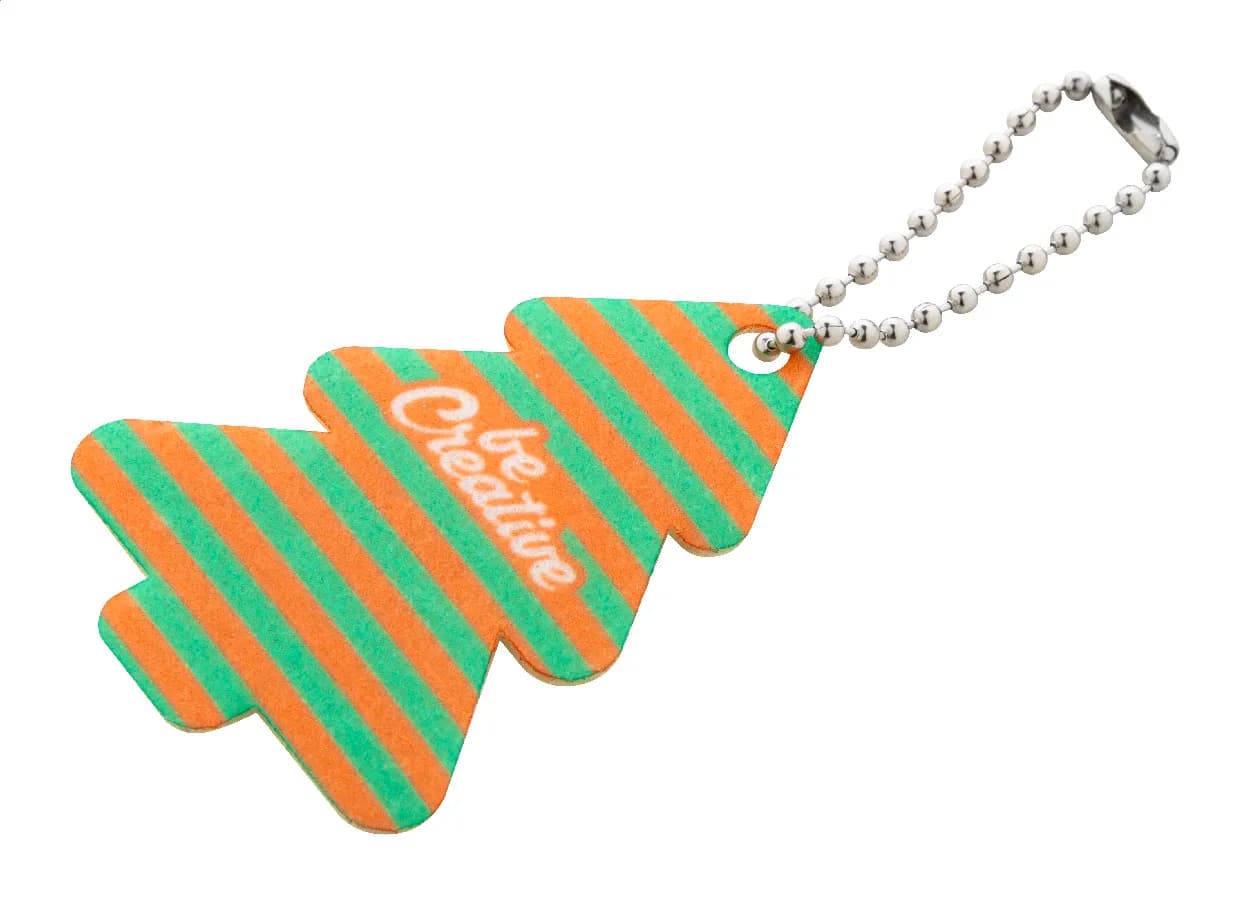 Schlüsselanhänger Weihnachten, Stern - CreaFelt Key Xmas - weiß (-B)