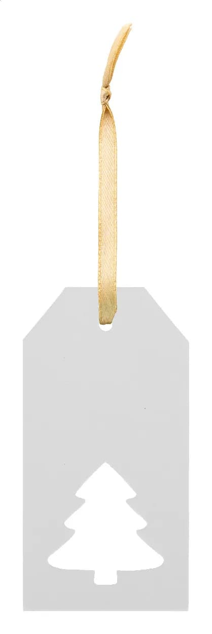 Geschenkanhänger, Stern - PrinTag Plus - weiß (-B)