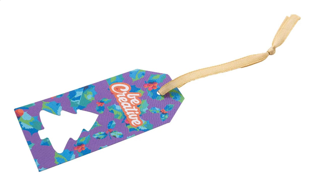 Geschenkanhänger, Stern - PrinTag Plus - weiß (-B)