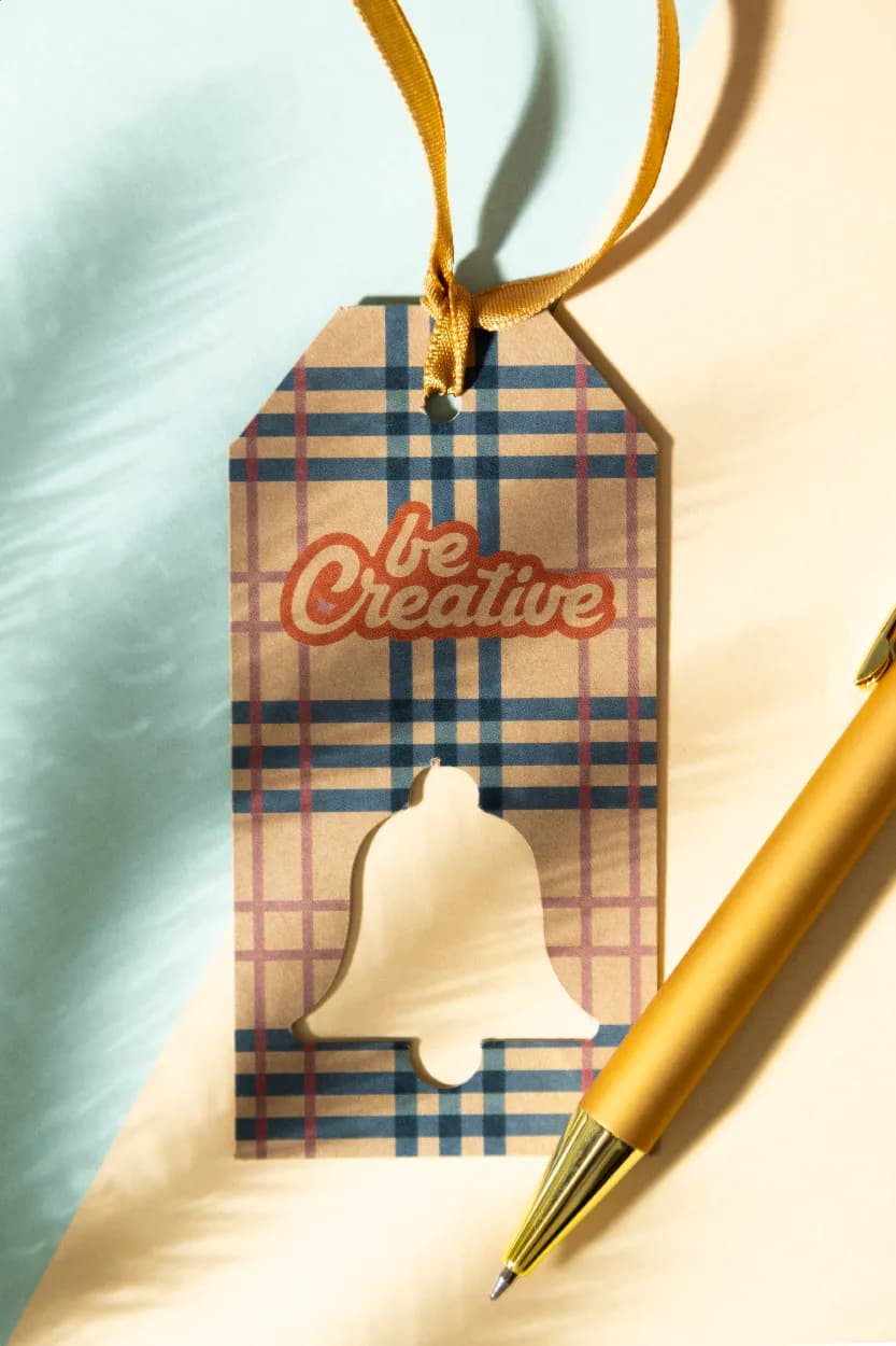 Geschenkanhänger, Stern - PrinTag Plus Eco - weiß (-C)