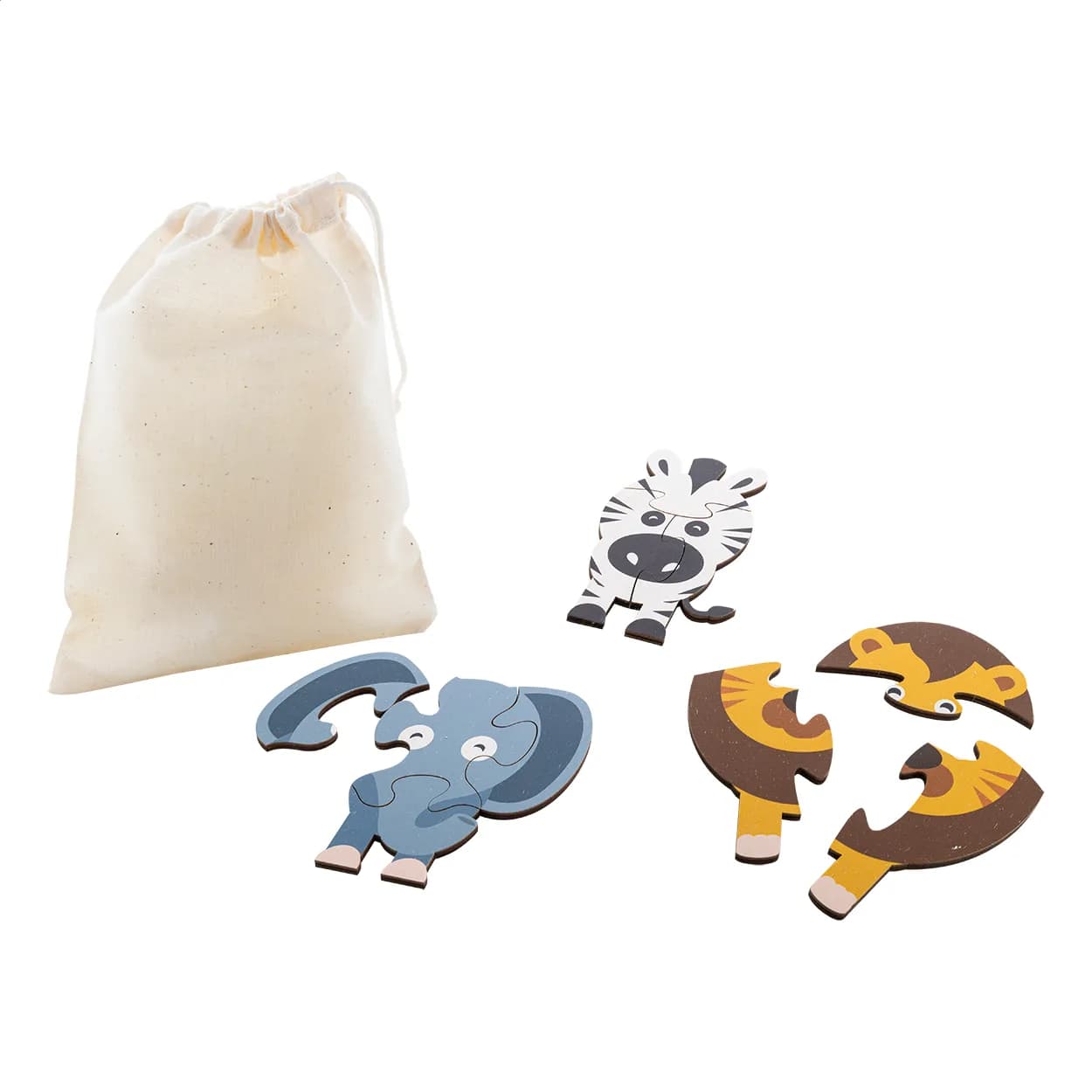 Puzzlespiel, Tiere - Zoofrik - mehrfarbig (-A)