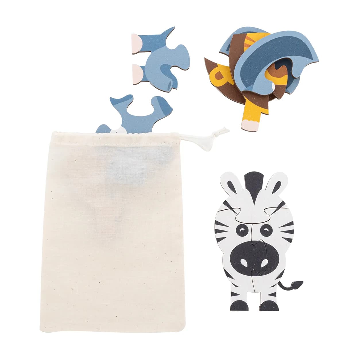 Puzzlespiel, Tiere - Zoofrik - mehrfarbig (-A)