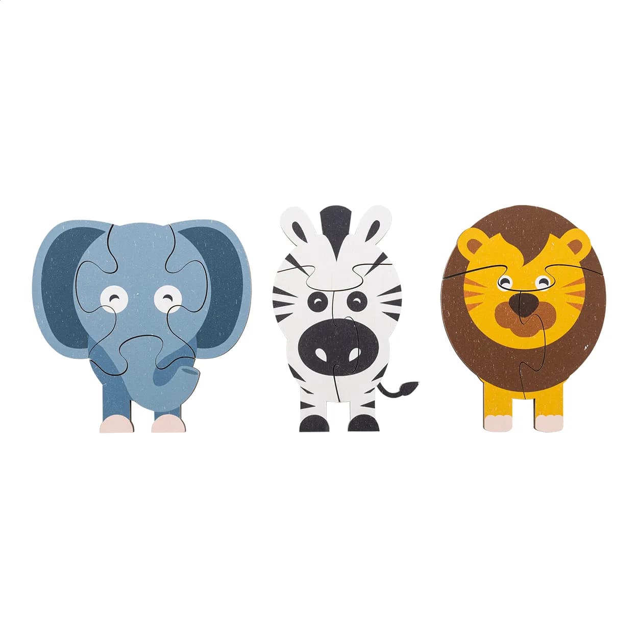 Puzzlespiel, Tiere - Zoofrik - mehrfarbig (-A)