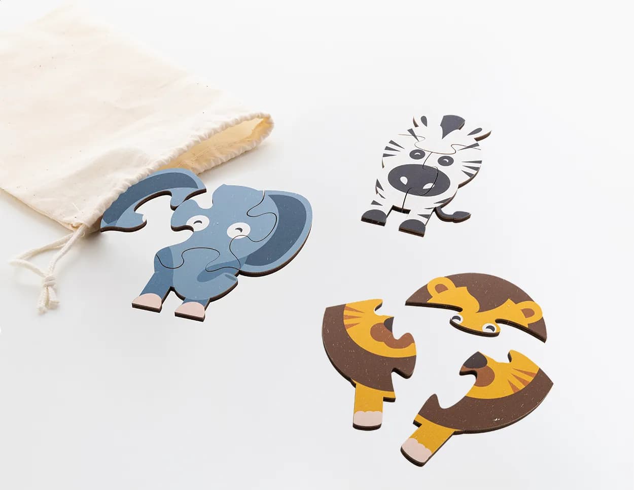 Puzzlespiel, Tiere - Zoofrik - mehrfarbig (-A)