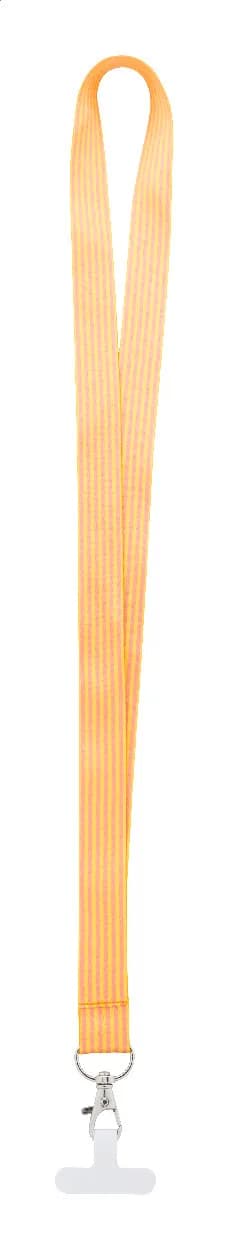 Individuelles Handyhalter-Lanyard RPET - Subyard Mobile Slim - weiß (-01)