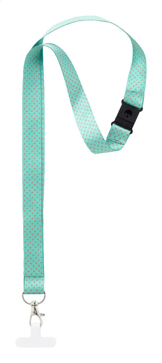 Individuelles Handyhalter-Lanyard RPET - Subyard Mobile Slim Safe - weiß (-01)