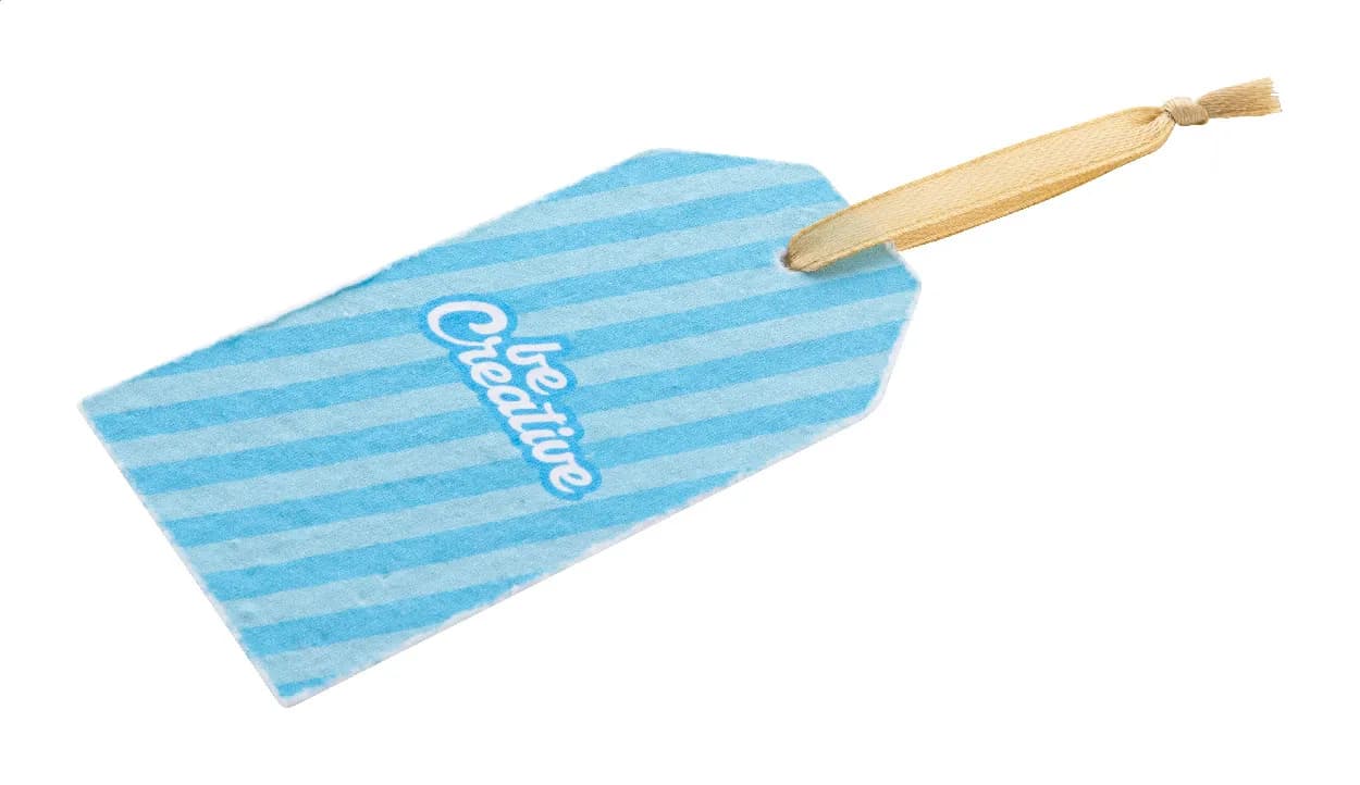 Individueller Geschenkanhänger aus Saatpapier - PrinTag Seed - weiß