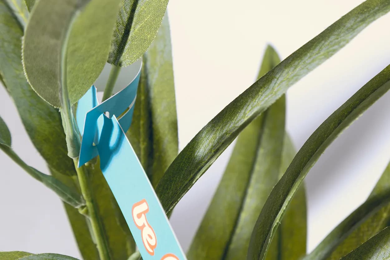 Individuelle Pflanzetiketten - PlantTag - weiß