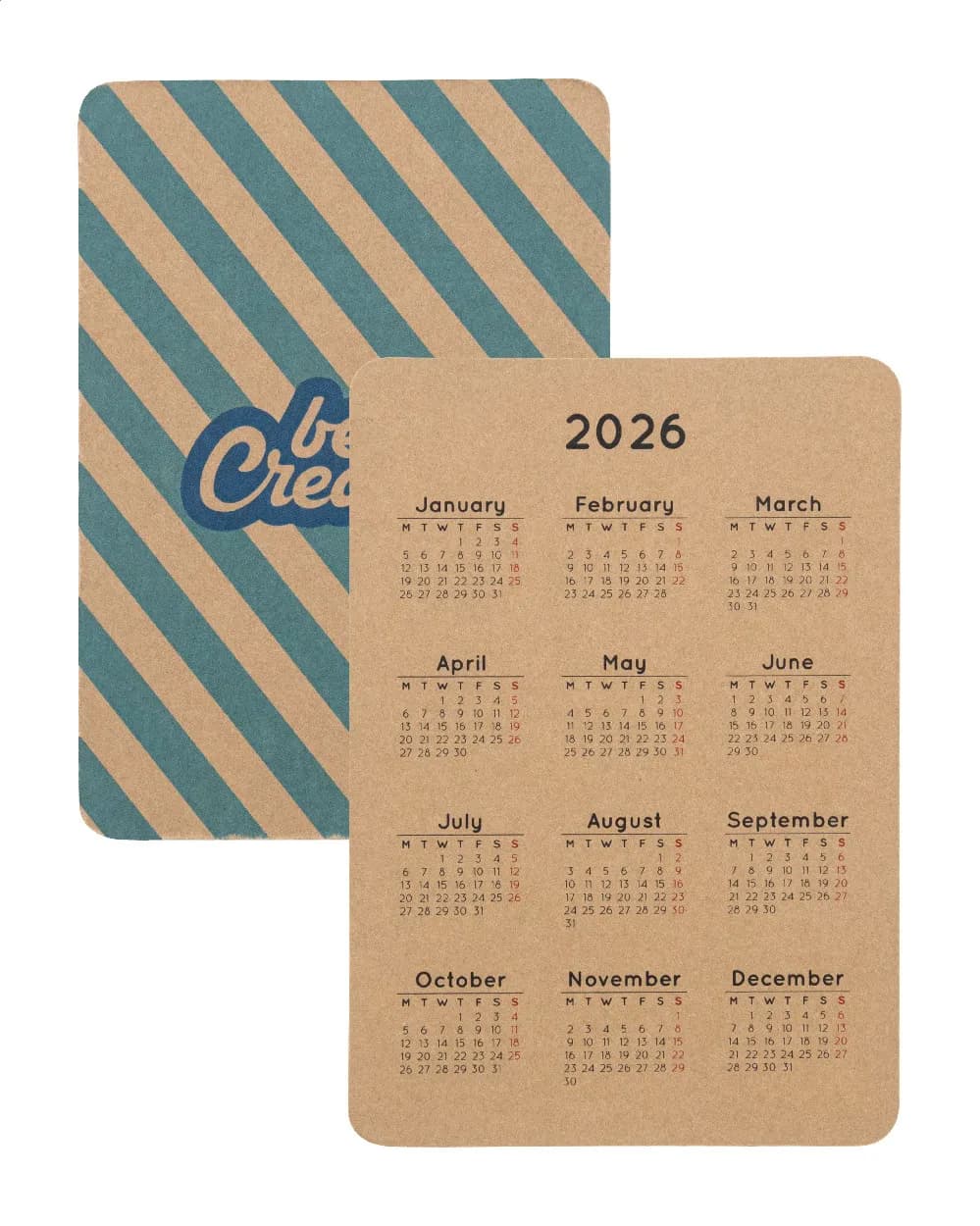 Individueller Taschenkalender - CreaDate Pocket Eco - weiß