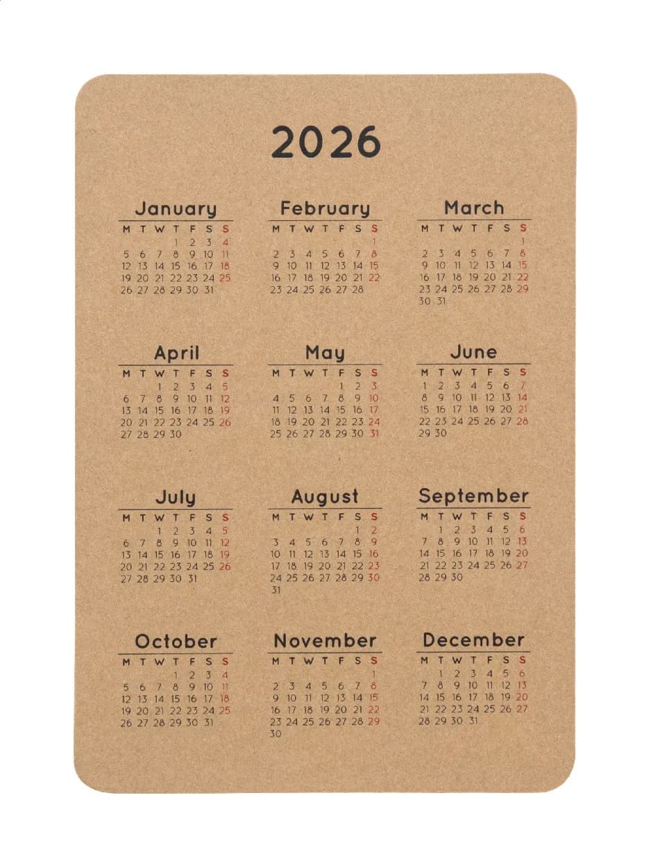 Individueller Taschenkalender - CreaDate Pocket Eco - weiß