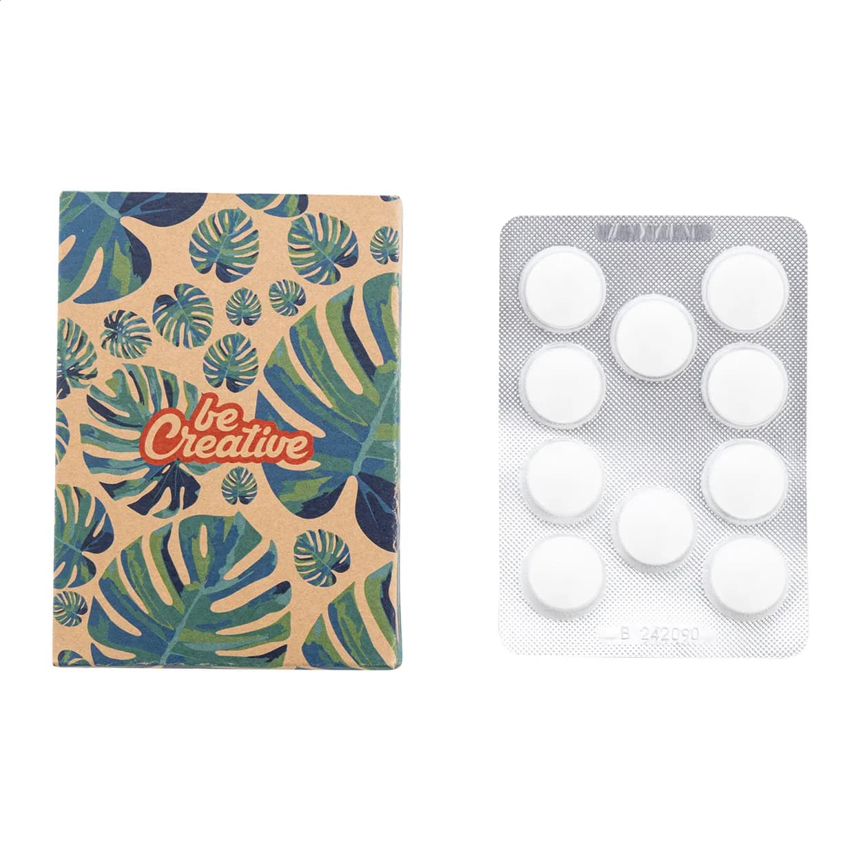 Minzbonbons in individuaeller Verpackung - CreaMint 10 Eco - natur