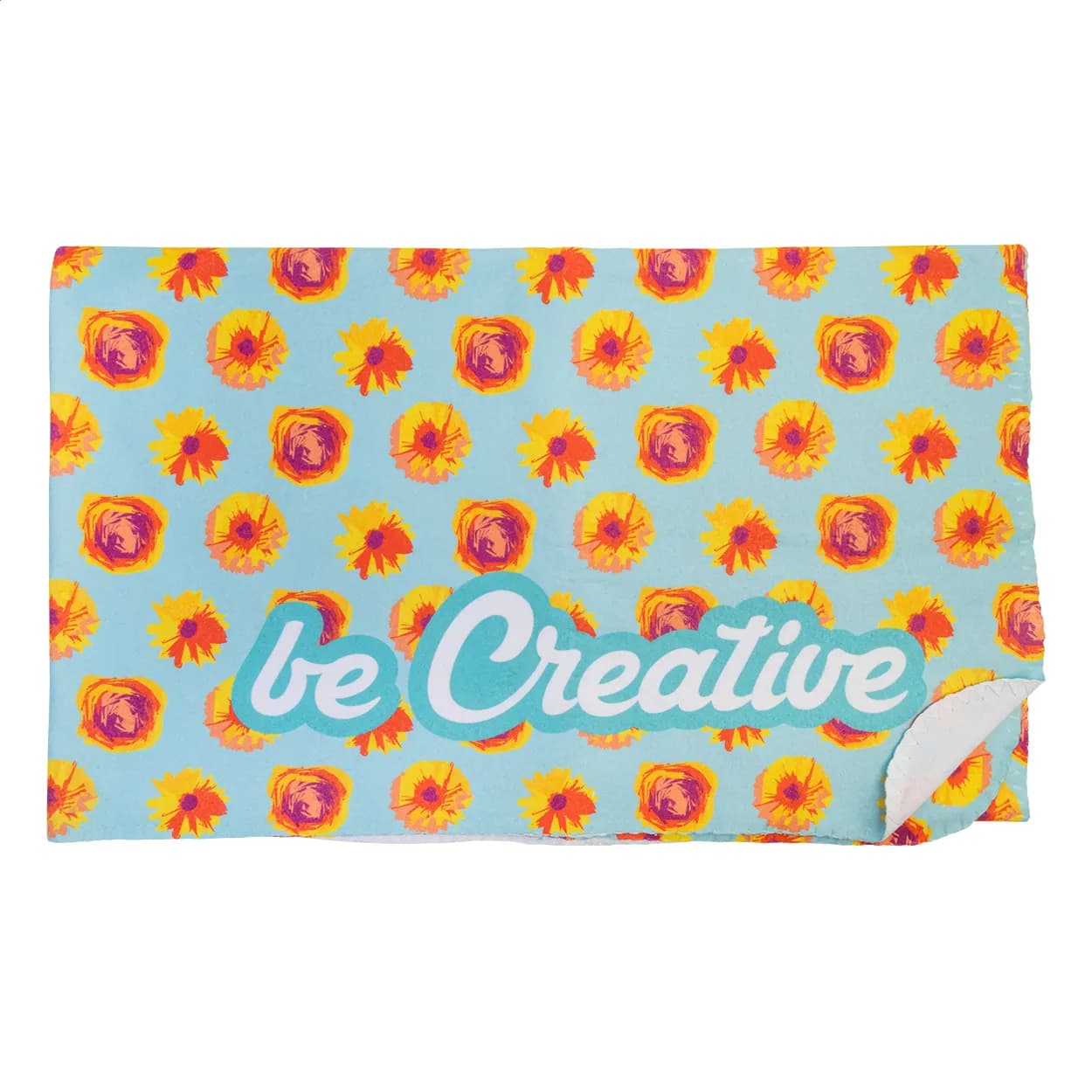 Individuelle Fleece-Decke, RPET - CreaFleece - weiß