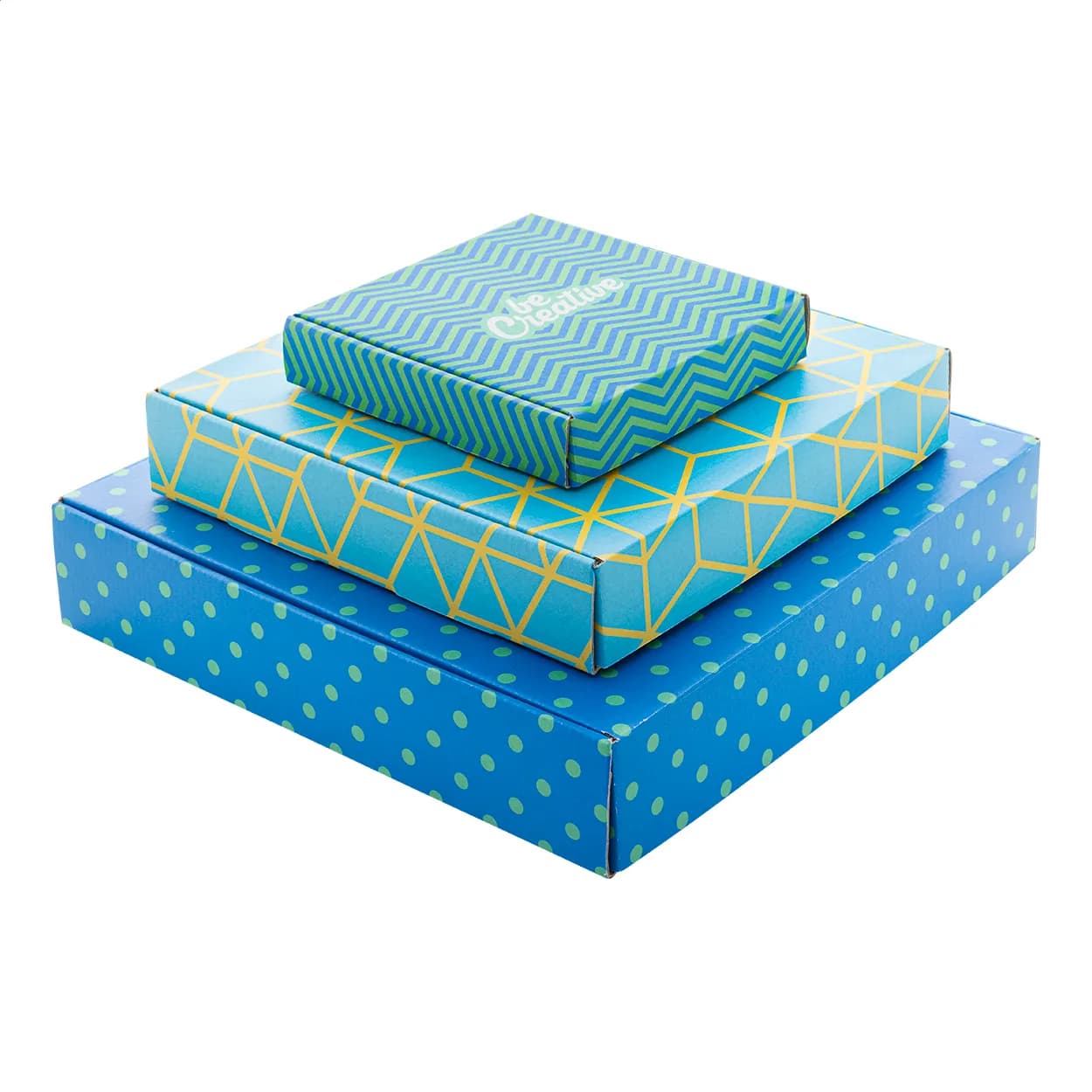 flacher Versandkarton - CreaBox Post Slim L - weiß