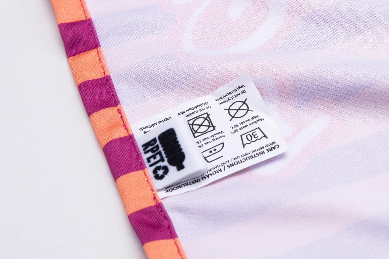 individueller Tischläufer RPET - PrinTable S - weiß