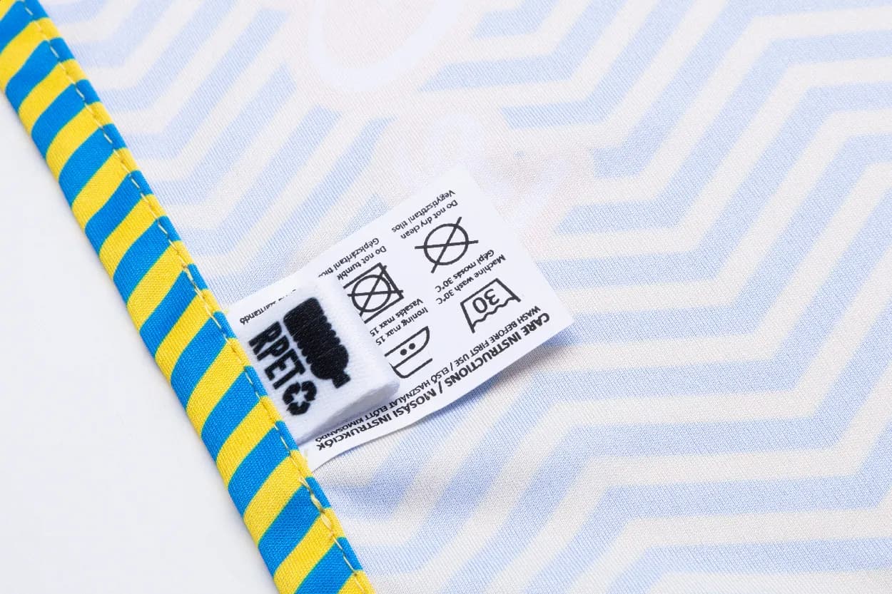 individueller Tischläufer RPET - PrinTable M - weiß