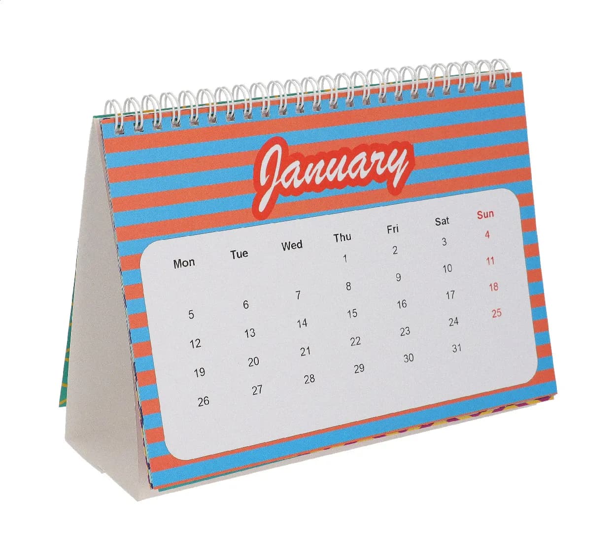 Individueller Tischkalender - CreaDate Desk - weiß