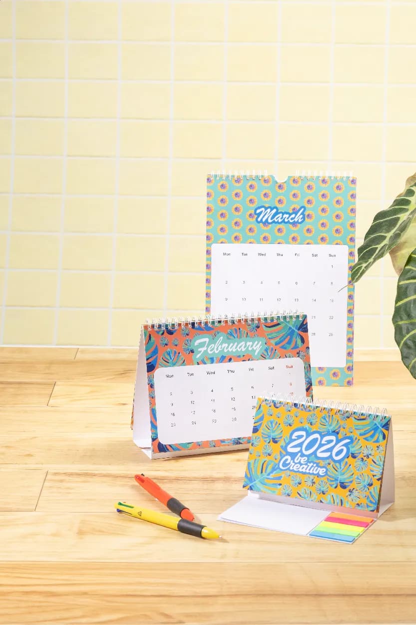 Individueller Wandkalender - CreaDate Wall A4 - weiß