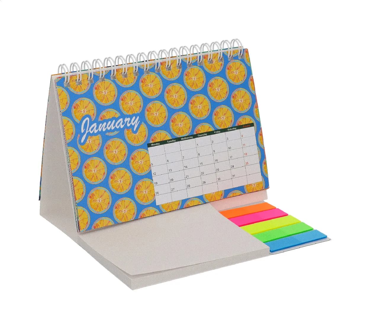 Individueller Tischkalender - CreaDate Combo - weiß