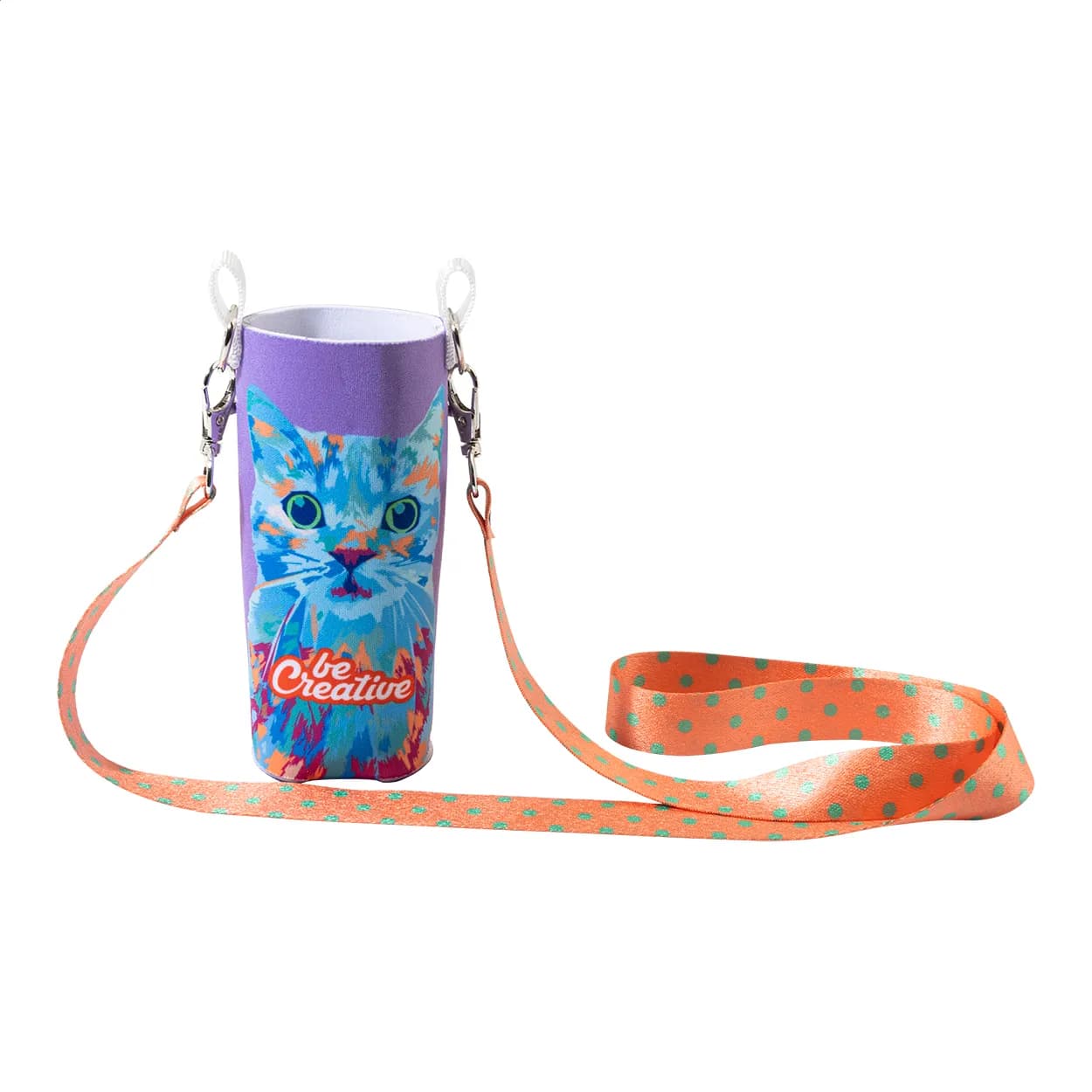 RPET-Dosenkühler, Standardtyp - PrintCan Carry - weiß (-B)