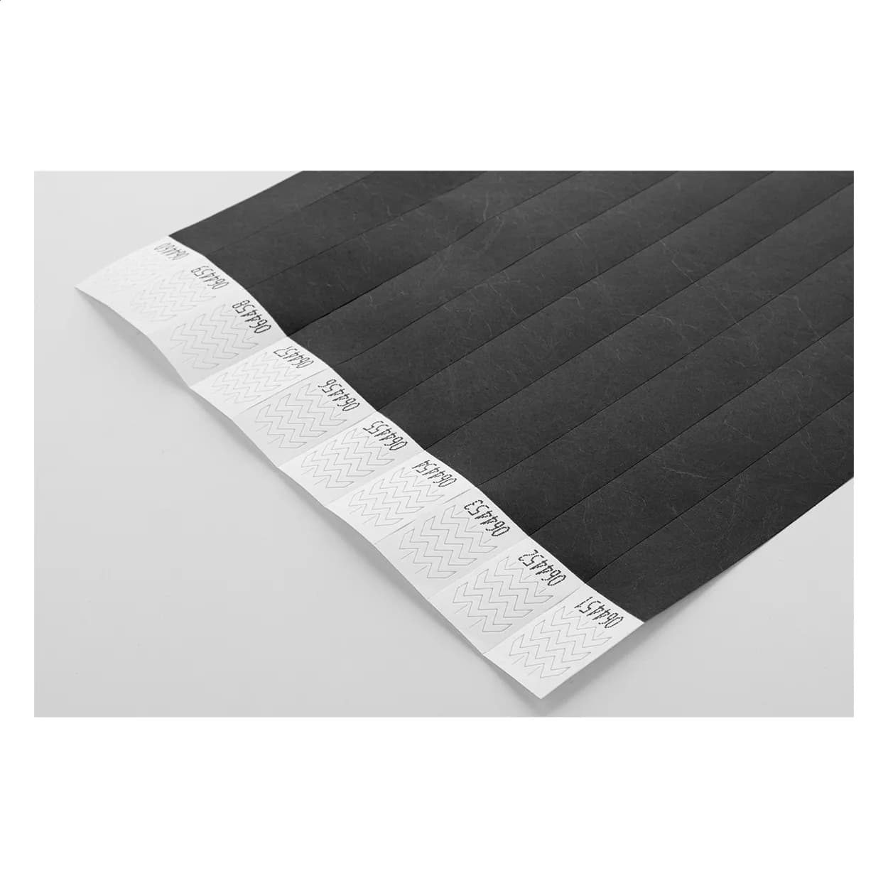 Einlassbänder (10 Stk.) - Wristvek - schwarz (-10)