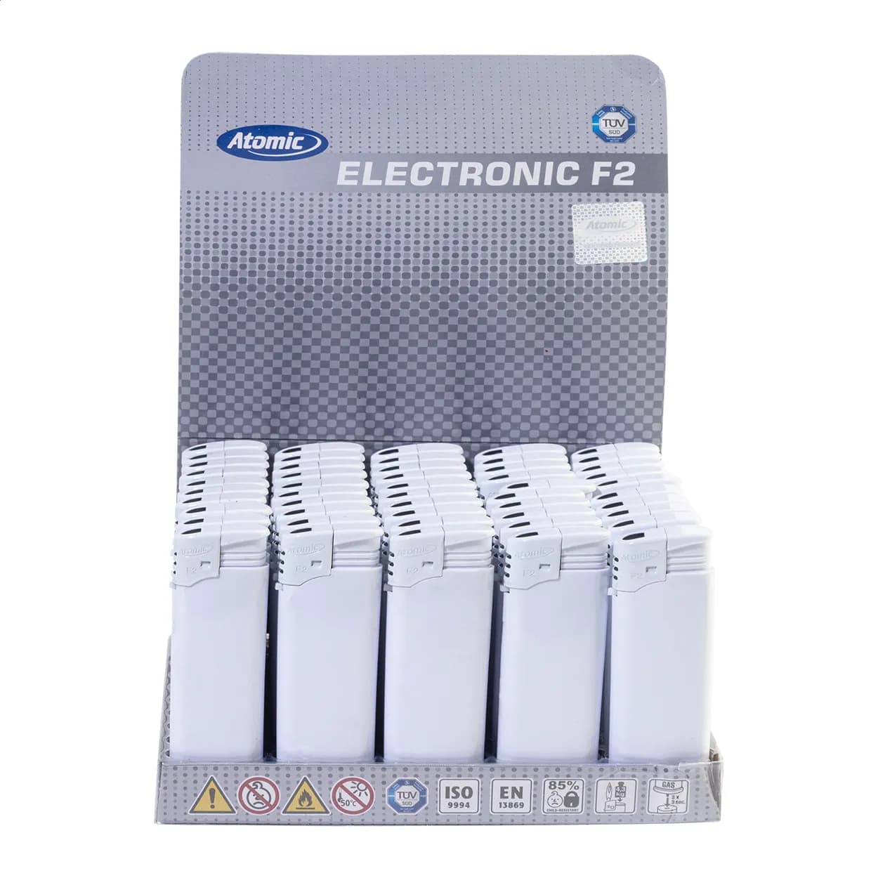 Feuerzeug - F2light - weiß (-01)