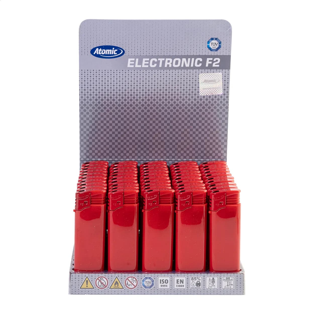 Feuerzeug - F2light - rot (-05)