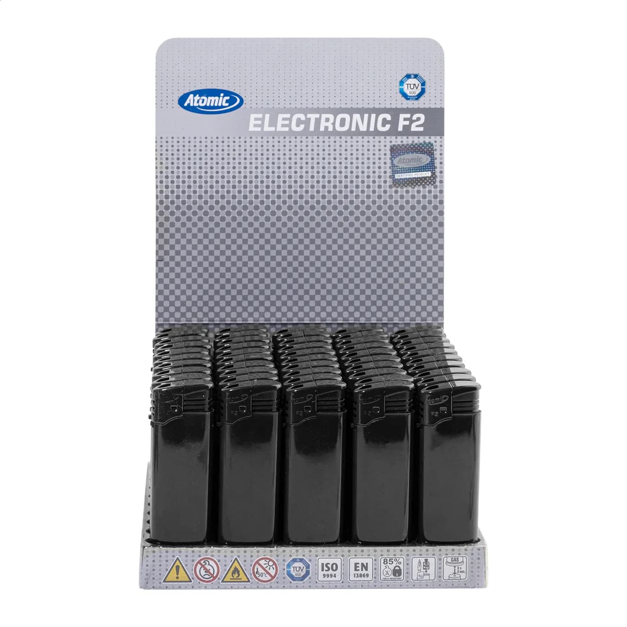 Feuerzeug - F2light - schwarz (-10)