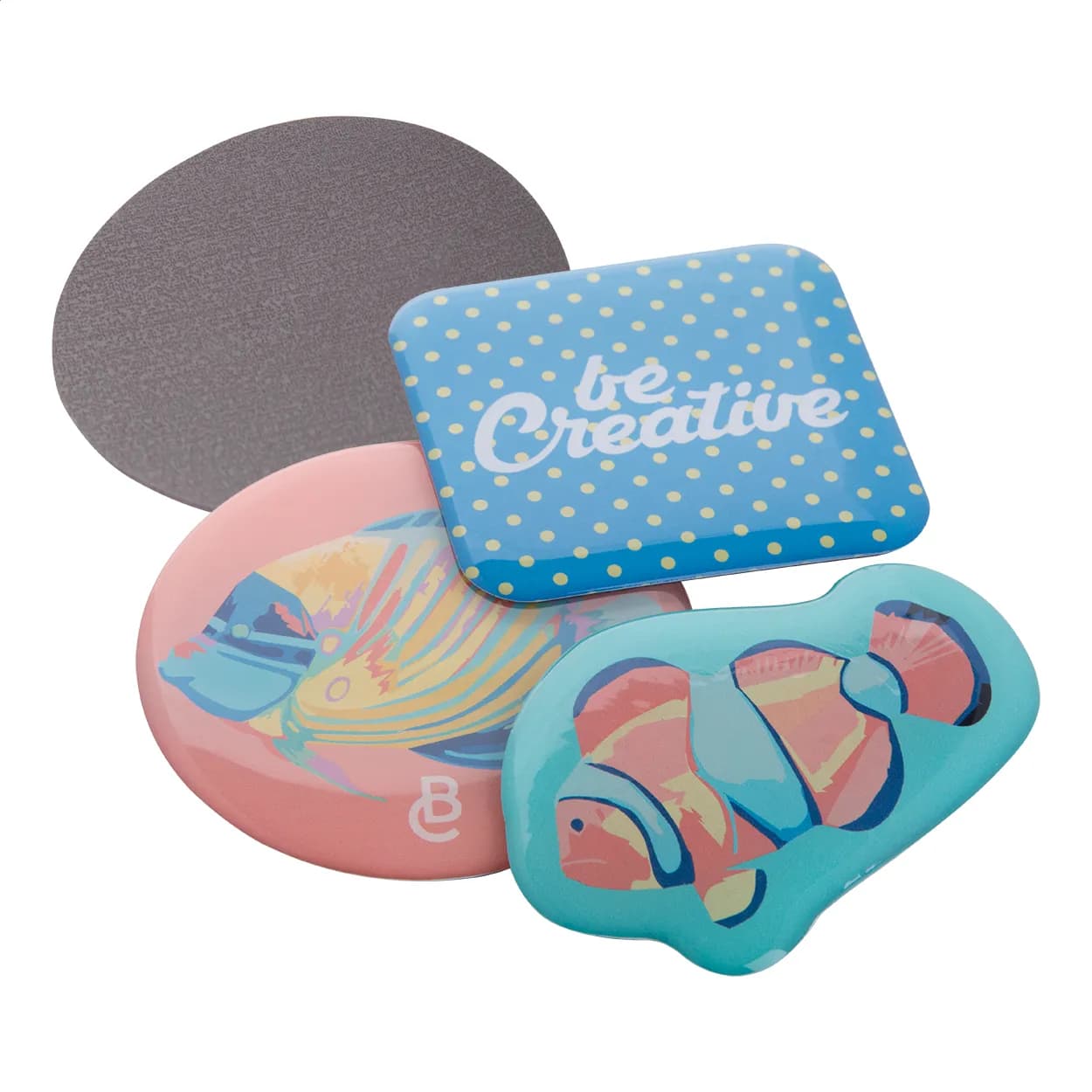 Kühlschrankmagnet in Sonderform - EpoFridgy - weiß