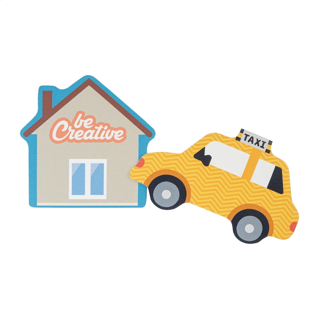 Kühlschrankmagnet in Sonderform - Fridgy - weiß