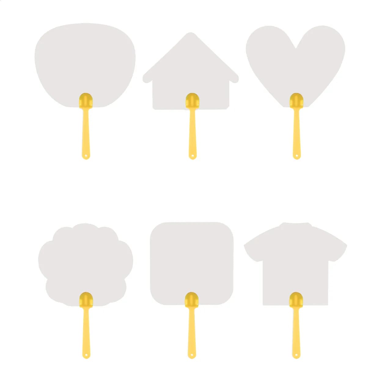 Fächer in Einzelform - Digibreeze - gelb (-02)