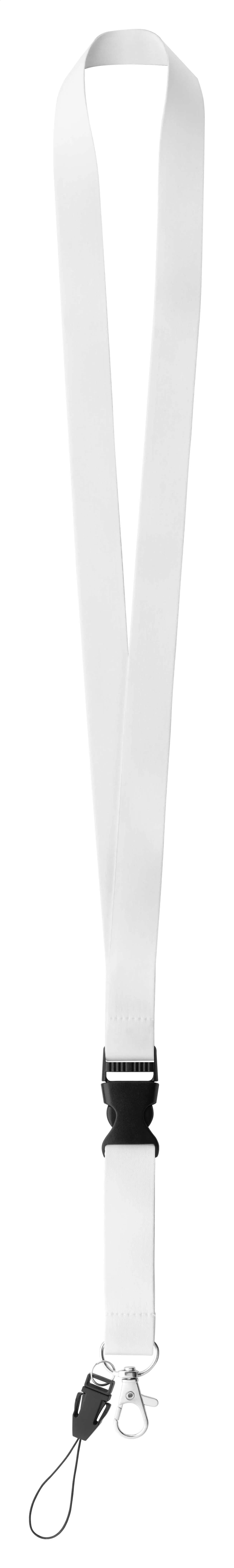 Lanyard mit Sublimationsdruck - Subyard D - weiß