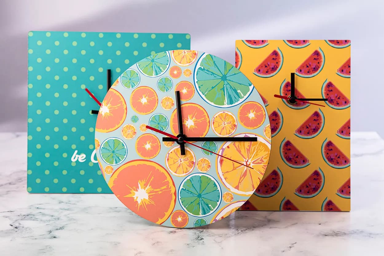 Wanduhr - BeTime D - weiß