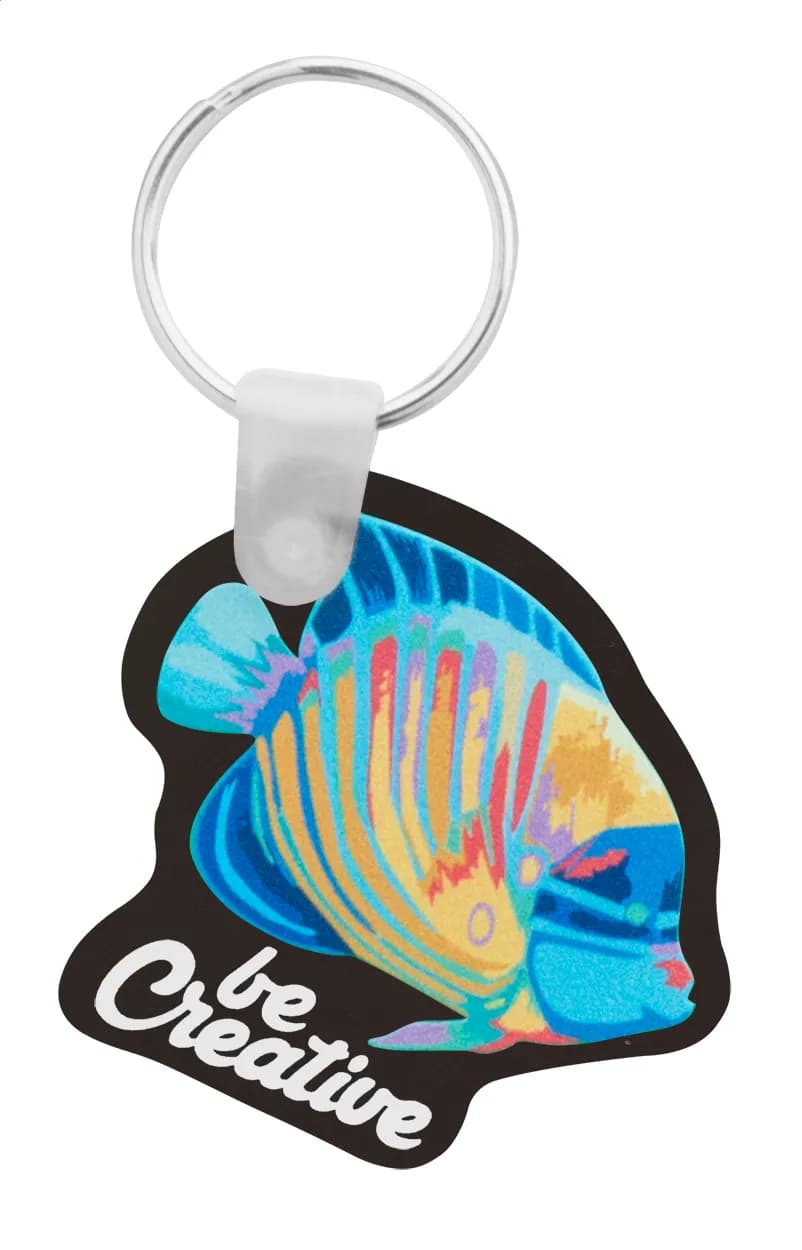 Schlüsselanhänger in Sonderform - CreaFob - schwarz (-10)