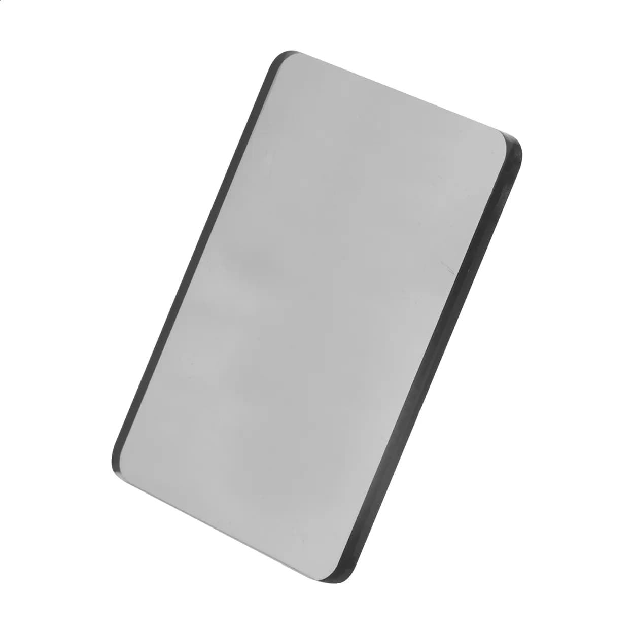 Schlüsselanhänger in Sonderform - CreaFob - schwarz/transparent (-10T)