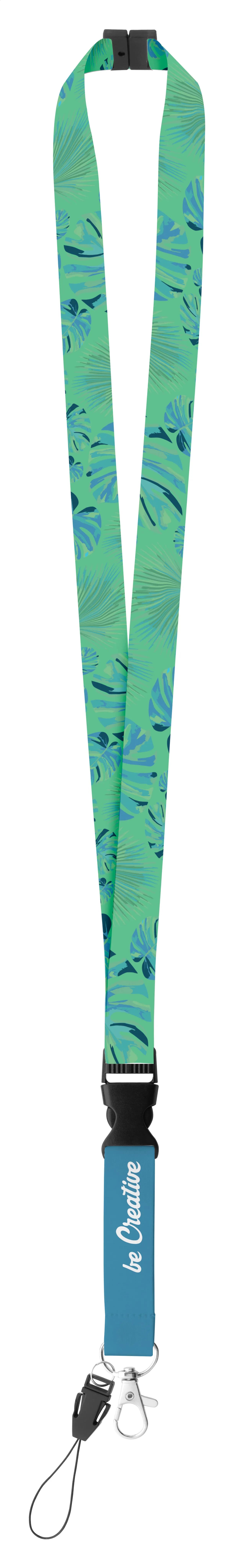 Lanyard Sublimationsdruck und Panikverschluss - Subyard D Safe - weiß